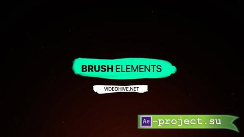 Videohive: Brush Elements - Project for After Effects 