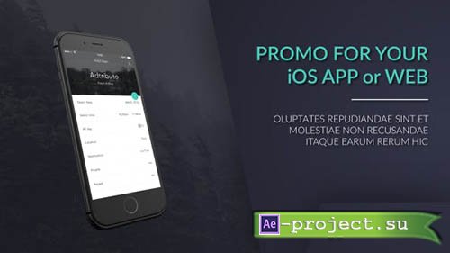 Videohive: iPhone Web / App Promo - Project for After Effects 