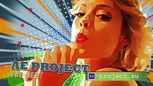 Videohive: Freeze Frame Pop Art Retro Trailer - Project for After Effects 