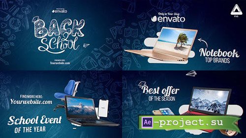 Videohive: Back2School Pack 2018 - Project for After Effects 