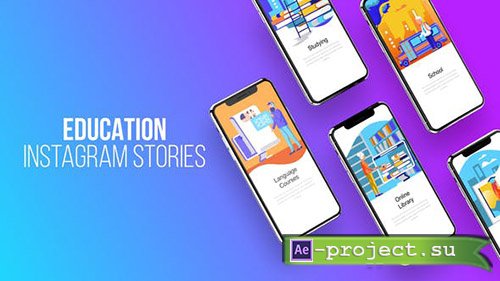 Videohive: Education - Instagram Stories - Project for After Effects