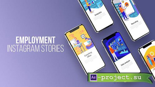 Videohive: Employment - Instagram Stories - Project for After Effects
