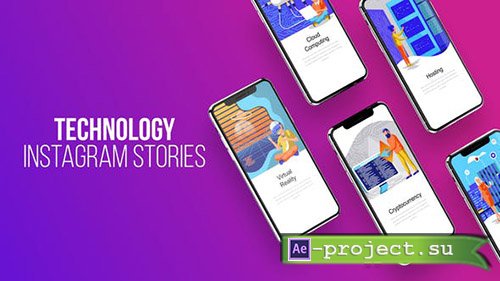 Videohive: Technology - Instagram Stories - Project for After Effects