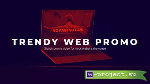 Videohive: Trendy Website Promo  - Project for After Effects 