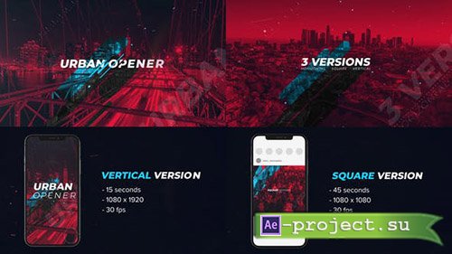 Videohive: Urban Fresh Opener - Project for After Effects 