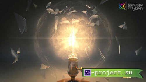 Videohive: Vintage Light Bulb Explosion Logo - Project for After Effects 