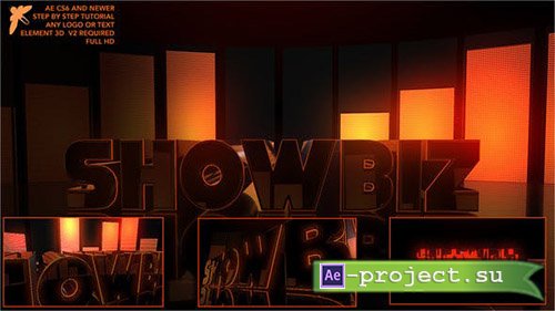 Videohive: Showbiz Element Logo - Project for After Effects 