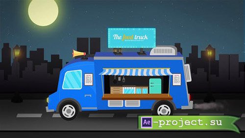 Videohive: Food Truck Logo Reveal - Project for After Effects 