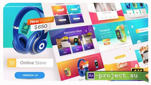 Videohive: Online Market | Universal Product Promo - Project for After Effects