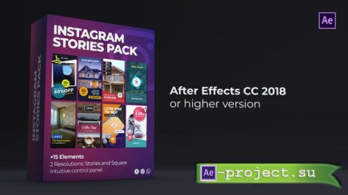 Videohive: Instagram Stories Pack 23823426 - Project for After Effects
