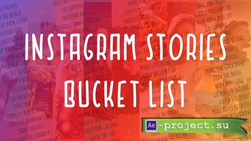 Videohive: Instagram Stories Bucket List - Project for After Effects 