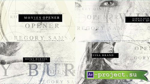 Videohive: Movies Opening - Project for After Effects 