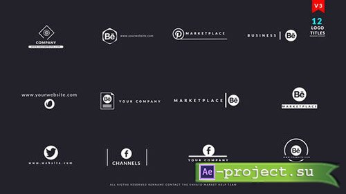 VideoHive: Logo Titles V3 - Project for After Effects 