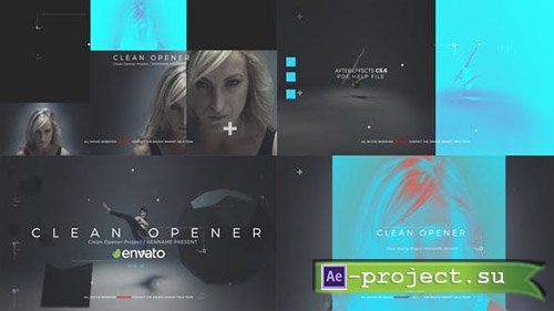 VideoHive: Clean Opener 23328534 - Project for After Effects