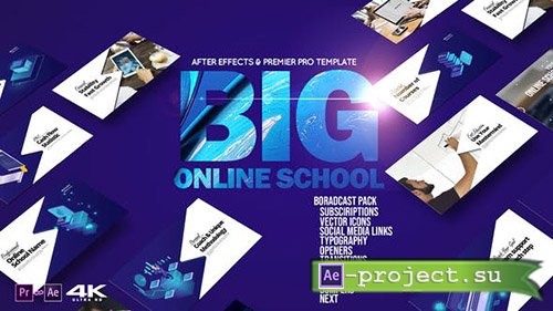 Videohive: Big Online School Broadcast Pack - Project for After Effects 