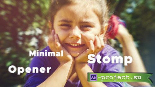 Videohive: Minimal Stomp Opener - Project for After Effects 