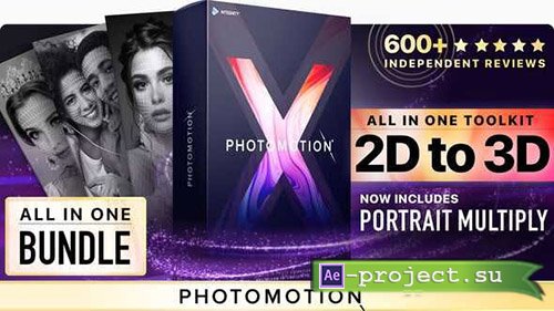 Videohive: Photomotion X - Biggest Photo Animation Toolkit (5 in 1) V10.2 - Project for After Effects