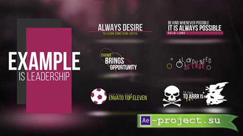 Videohive: Modern Animated Titles- Premiere Pro Templates 