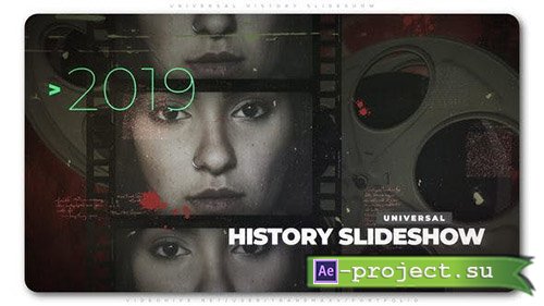 Videohive: Universal History Slideshow - Project for After Effects 