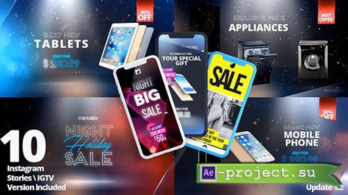 Videohive: Holiday Sales Template v1.2 - Project for After Effects 