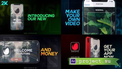 Videohive: Modern mobile app promo - Project for After Effects 