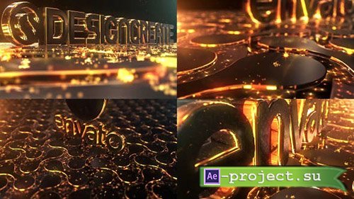 Videohive: Particles Gold Logo - Project for After Effects