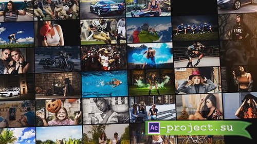 Multipurpose Mosaic Opener - After Effects Templates