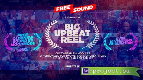 Videohive: Big Upbeat Reel - Project for After Effects 