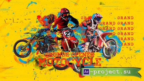 Videohive: Motorcycle Grunge Opener - Project for After Effects 