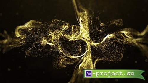 Videohive: Gold Particle Logo - Project for After Effects 
