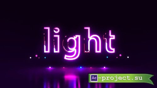 Videohive: Neon Logo | Titles - Project for After Effects 