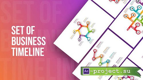 Videohive: Set Of Business Infographics Timeline - Project for After Effects 