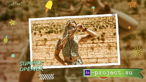 Videohive: Summer Opener 23954092 - Project for After Effects 