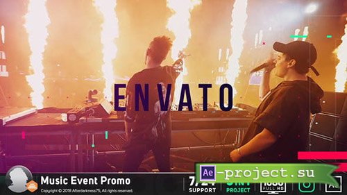 Videohive: Music Event Promo 21150268 - Project for After Effects 