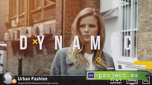 Videohive: Urban Fashion 20700532 - Project for After Effects 
