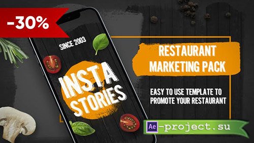 Videohive: Restaurant Promo Pack 23071183 - Project for After Effects 