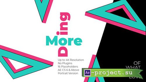 Videohive: Do More Kinetic Typography - Project for After Effects 