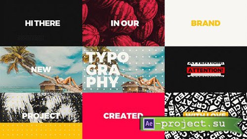 Videohive: Creative Short Typo Opener - After Effects Templates