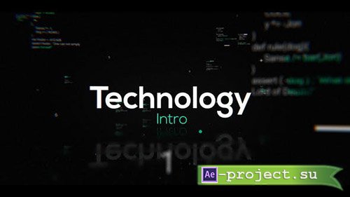 VideoHive: Technology Intro 23497236 - After Effects Templates