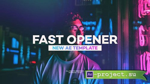 Videohive: Fast Opener 23165325 - Project for After Effects 