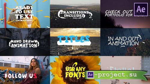 Videohive: 2d Lyric Titles | After Effects Template