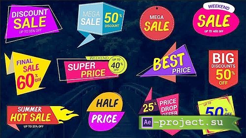 Sale Lables & Badges-2 - After Effects Templates