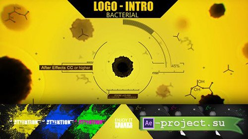 Videohive: Bacterial Intro - Project for After Effects 