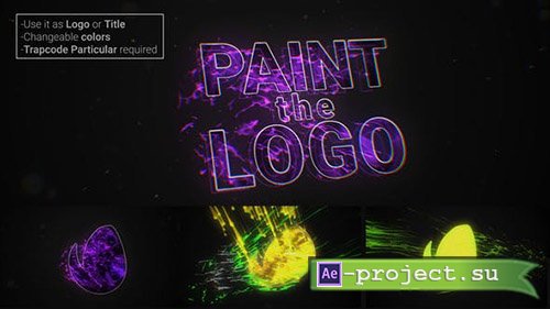 VideoHive: Paint The Logo - Project for After Effects