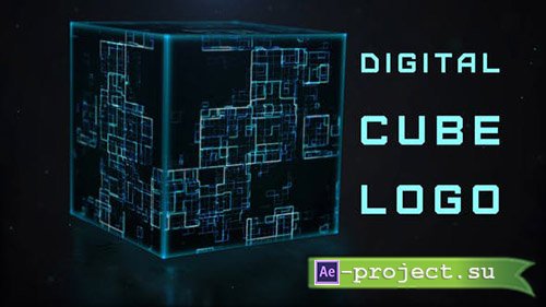 VideoHive: Digital Cube Logo Reveal 23355672 - Project for After Effects