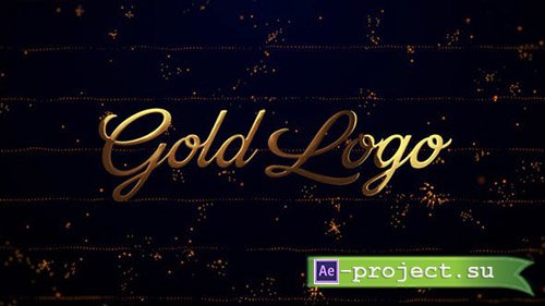 Videohive: Gold Logo Reveal (Particles Opener) - Project for After Effects 