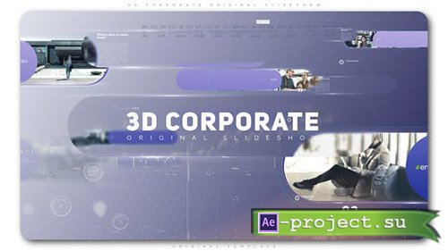 VideoHive: 3D Corporate Original Slideshow - Project for After Effects 