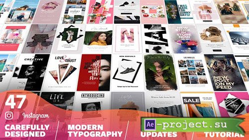 Videohive: Instagram Stories 22884538 (With June 05 2019 Update) - Project for After Effects