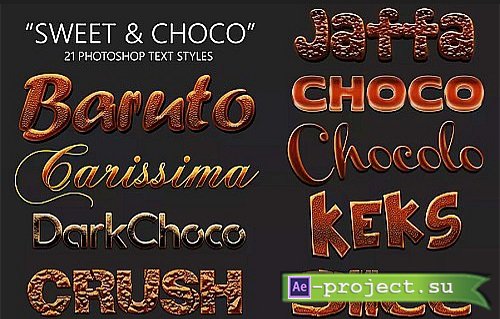     Photoshop / Sweet and Choco Photoshop Styles