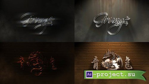 Videohive: Grunge Metal Logo - Project for After Effects 